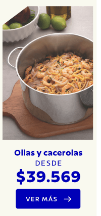 Ollas y cacerolas desde $39.569